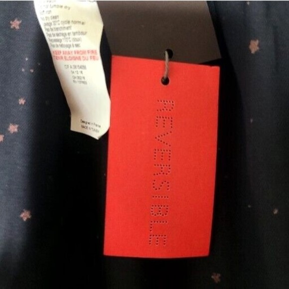 Catimini Reversible Skirt Girls Size 12 Year Elastic Waist Stars Cactus Flowers - Picture 5 of 16